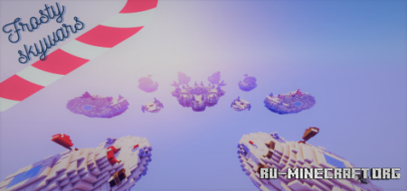 Скачать Winter Bedwars Map by InsomniaGamesMCPE для Minecraft PE