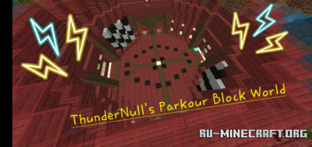 ������� ThunderNull Pakour Block Information World ��� Minecraft PE