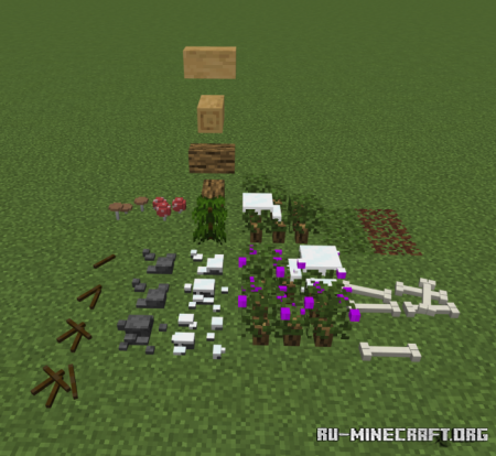 Скачать Natural Structure Redone V1 для Minecraft PE 1.19