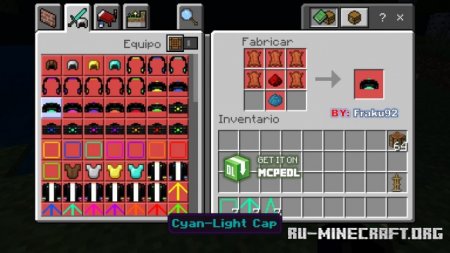 Скачать Dynamic-Light Armor для Minecraft PE 1.19