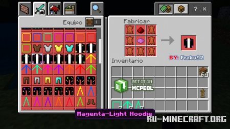 Скачать Dynamic-Light Armor для Minecraft PE 1.19