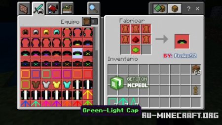 Скачать Dynamic-Light Armor для Minecraft PE 1.19