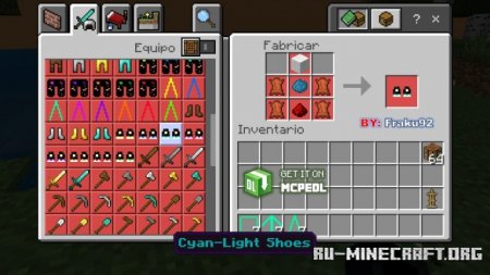 Скачать Dynamic-Light Armor для Minecraft PE 1.19