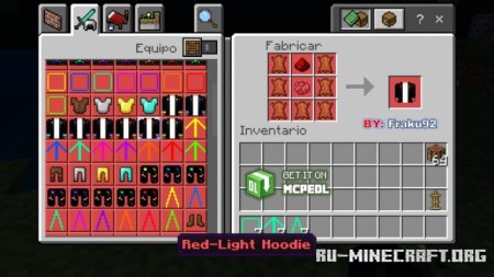 Скачать Dynamic-Light Armor для Minecraft PE 1.19