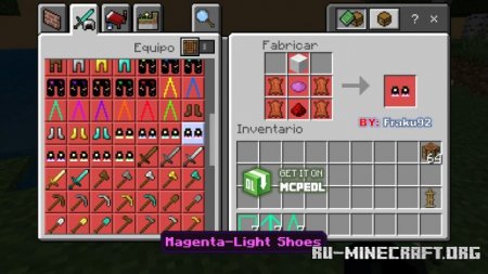 Скачать Dynamic-Light Armor для Minecraft PE 1.19