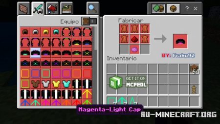 Скачать Dynamic-Light Armor для Minecraft PE 1.19