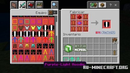 Скачать Dynamic-Light Armor для Minecraft PE 1.19