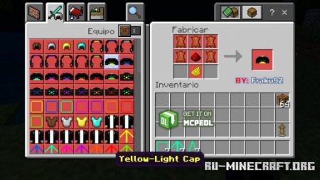 Скачать Dynamic-Light Armor для Minecraft PE 1.19