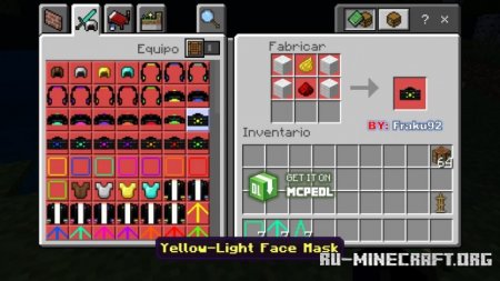 Скачать Dynamic-Light Armor для Minecraft PE 1.19