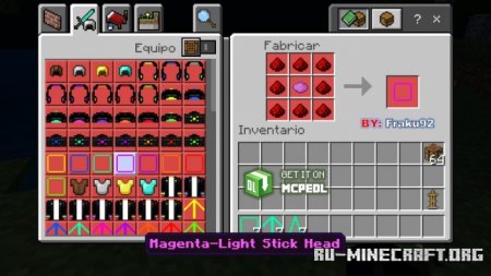 Скачать Dynamic-Light Armor для Minecraft PE 1.19