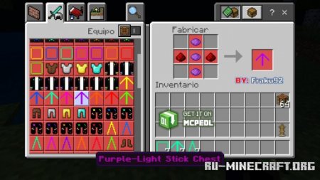 Скачать Dynamic-Light Armor для Minecraft PE 1.19
