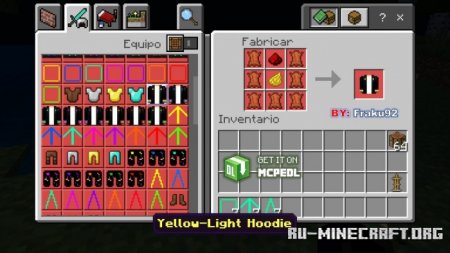 Скачать Dynamic-Light Armor для Minecraft PE 1.19