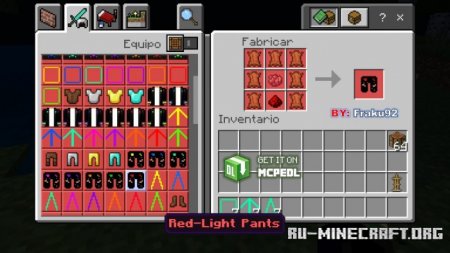 Скачать Dynamic-Light Armor для Minecraft PE 1.19