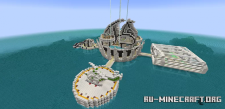 ������� Lotus - Futuristic Ocean Mansion ��� Minecraft