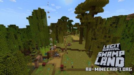  Legit Survival: Swamp Land  Minecraft PE