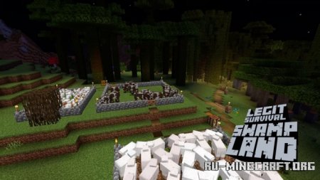  Legit Survival: Swamp Land  Minecraft PE