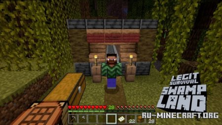  Legit Survival: Swamp Land  Minecraft PE