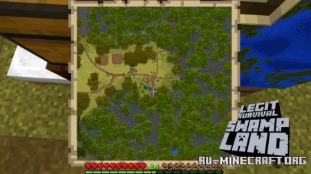  Legit Survival: Swamp Land  Minecraft PE