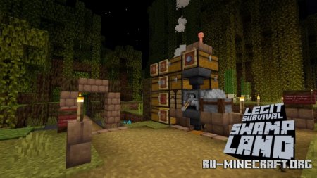  Legit Survival: Swamp Land  Minecraft PE