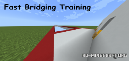  Fast Bridging Training  Minecraft PE