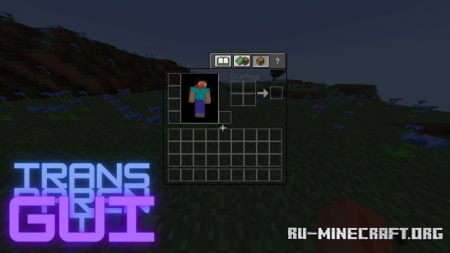 Скачать TransparentGUI для Minecraft PE 1.19