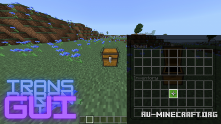 Скачать TransparentGUI для Minecraft PE 1.19
