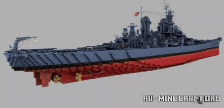  USS New Jersey 1944  Minecraft