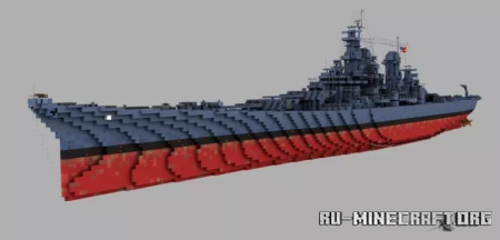  USS New Jersey 1944  Minecraft