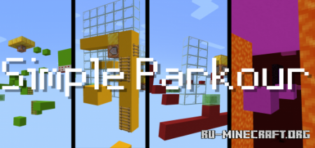 ������� Simple Parkour by Hawkeye1509 ��� Minecraft PE