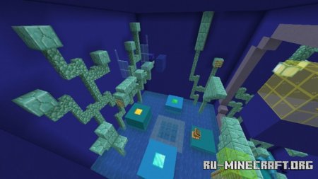 ������� Blue's Cube Parkour (v.1.1) ��� Minecraft PE