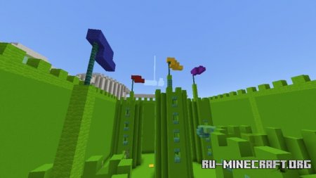 ������� Blue's Cube Parkour (v.1.1) ��� Minecraft PE