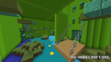 ������� Blue's Cube Parkour (v.1.1) ��� Minecraft PE