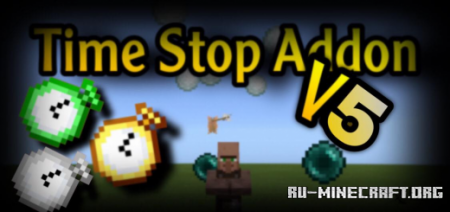  Time Stop Addon V5  Minecraft PE 1.19