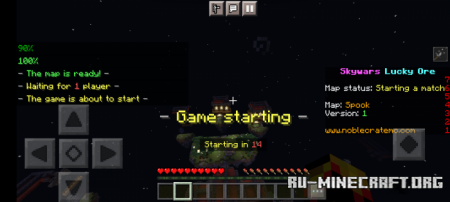 ������� NC: Lucky Ore Skywars ��� Minecraft PE