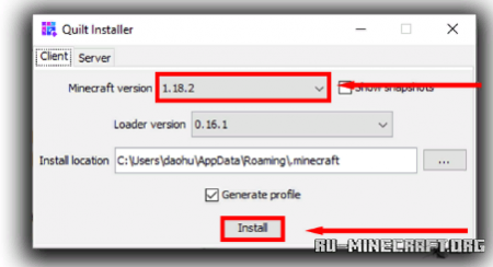  Quilt Installer  Minecraft 1.19.2
