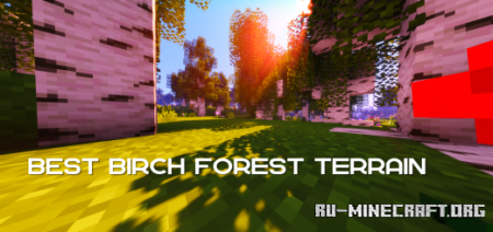 ������� Best Birch Forest Terrain ��� Minecraft PE