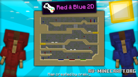 ������� Red & Blue 2D ��� Minecraft