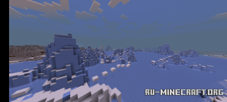 ������� Snow Theme Speed Parkour ��� Minecraft PE