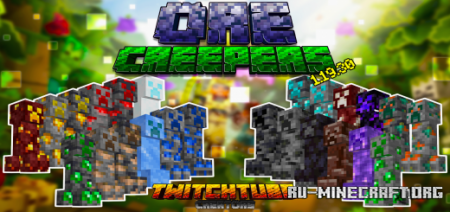Скачать Ore Creepers Add-on v6 для Minecraft PE 1.19
