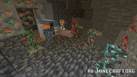  Ore Creepers Add-on v6  Minecraft PE 1.19