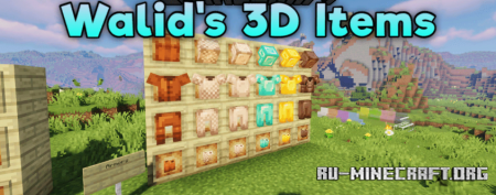  Walids 3D Items Resource Pack  Minecraft 1.19
