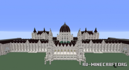  Hungarian Parliament  Minecraft