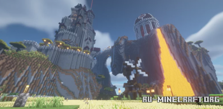  Dragon Fortress by bro747  Minecraft
