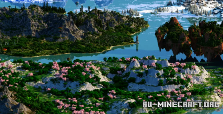 ������� Downstone - 16000x16000 ��� Minecraft