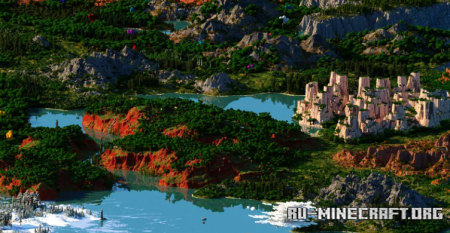 ������� Downstone - 16000x16000 ��� Minecraft