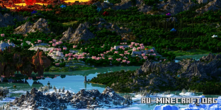 ������� Downstone - 16000x16000 ��� Minecraft