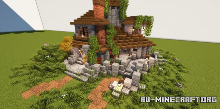  Medieval Diagonal House by Cervvius Maximus  Minecraft