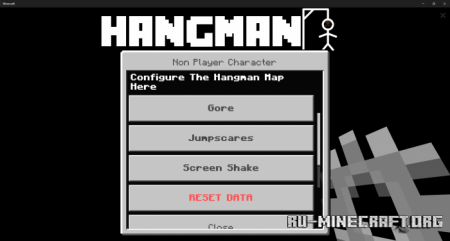 ������� HANGMAN (A Horror Classic Experience) ��� Minecraft PE