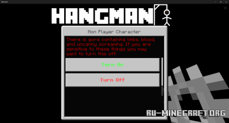 ������� HANGMAN (A Horror Classic Experience) ��� Minecraft PE