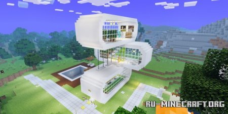  Modern Mansion - By GP107HD  Minecraft PE